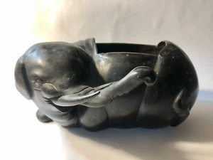 Antiker chinesischer Bronze Elefant Räuchergefäß Räuchergefäß NACHLASSFUND - Bild 1 von 9