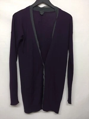 Club Monaco 女式 V 领长袖前扣开衫 S 码 +AA3 — 第 1/4 张图片