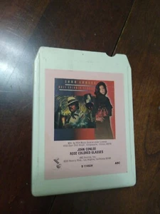 John Conlee Rose Colored Glasses  8 Track Tape W/ Sleeve  1978 Country Nashville - Picture 1 of 4