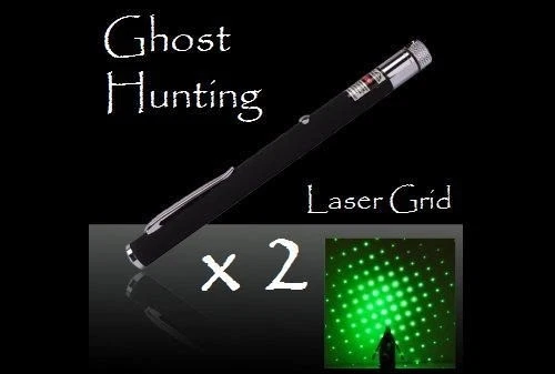Pluma de rejilla láser verde caza fantasmas x 2  Foto 1 de 4