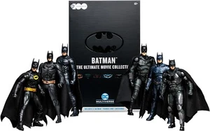 Batman The Ultimate Movie Collection 7in Figure 6pk-NEW-Free Box Shipping - Picture 1 of 17