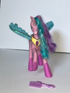 My Little Pony 9"  PRINCESS CELESTIA Talking Light-Up Wings Toy & Comb