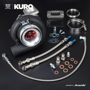 KURO 4" GT3076R GT3037 Dual Ball Bearing Turbo 0.82 A/R T3 Inlet / V-band Outlet - Foto 1 di 5