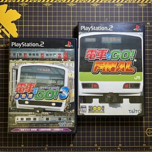 Lot 2 Densha De Go! 3 & Final PlayStation 2 PS2 Japan W/Manual Clean Discs CIB - Picture 1 of 9