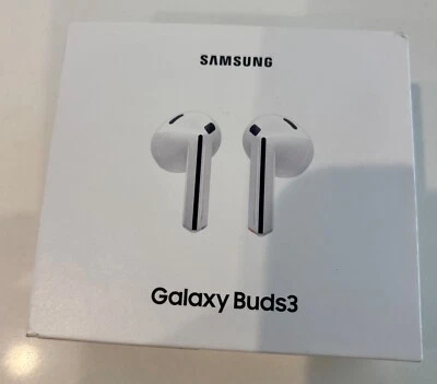 White Samsung Galaxy Buds3 SM-R530 True Wireless Bluetooth Earbuds New - Image 1 of 3