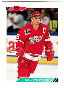 1992-93 BOWMAN #103 STEVE YZERMAN Detroit Red Wings Hockey Card