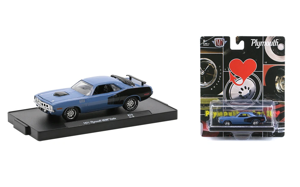 1971 Plymouth 426 Hemi Cuda in orig pkg w/display stand--brand new '71 Mopar - Изображение 1 из 1