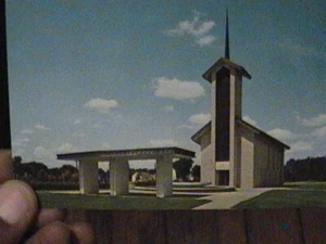 Unposted Postcard of Place Of Meditation. Resting place of Dwight D. Eisenhower - Picture 1 of 1