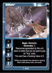 Shifters - Premiere Edition - Rifts CCG - Imagen 1 de 1