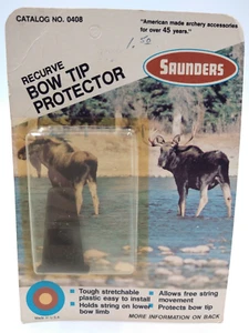 Vintage Saunders RECURVE BOW TIP PROTECTOR 0408 New Old Stock - Picture 1 of 4