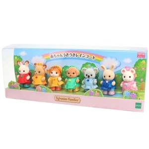 Calico Critters SLYVANIAN FAMILIES - BABY'S HAPPY RAINCOAT SET From Japan NEW - Picture 1 of 1