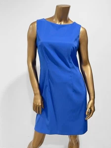 Alyx Women's Blue Stretch Sleeveless Sheath Dress Size 10 - Picture 1 of 5