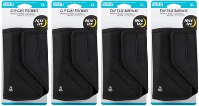 Nite Ize Clip Case Sideways Universal Rugged Holster, XL - Black (4-Pack) - Image 1 of 4