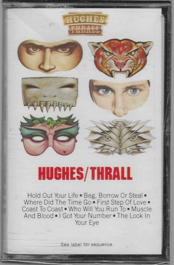 1982 Hughes/Thrall Cassette Tape CBS Records AZT 38116 Factory Rock
