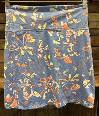 Mujer DISEÑOS TALLADOS Azul Floral ROWAN Cintura Enrollable Falda Talla S *A5 Foto 1 de 4