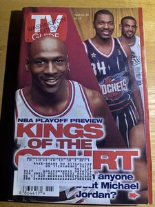 1997 April 12-18 TV GUIDE Magazine, Kings of the Court, MICHAEL JORDAN-DC Metro - Picture 1 of 3