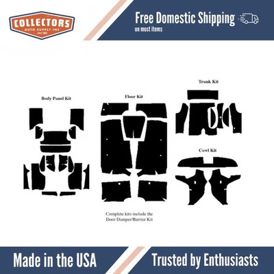 Insulation Sound Deadener Kit for 1958 Edsel Convertible Acoustishield Complete - Image 1 of 4