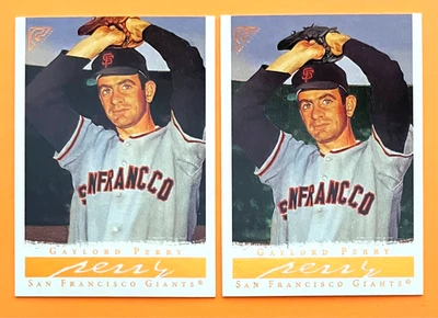 2003 TOPPS GALLERY GAYLORD PERRY BROWN & BLACK GLOVE #46 - Image 1 of 2