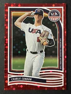 2024 Panini Stars and Stripes - (Charlie Condon) Red Dot (146/199) Rockies #13 - Picture 1 of 6