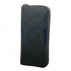 Louis Vuitton Monogram Shadow Zippy Wallet Vertical M62902 Black 143122 - Picture 1 of 10