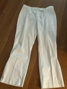 CONRAD C Cotton Stretch white pants size 16 - Picture 1 of 11