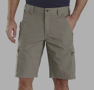 Pantalones Cortos de Trabajo Carhartt Para Hombre Rugged Flex® Calce Relajado Ripstop Carga Talla 36 Nuevos con Etiquetas - Imagen 1 de 5