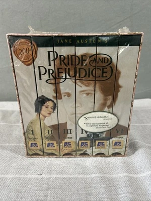 Pride and Prejudice Mini-Series VHS Box Set BBC Original Packaging Unopened - Image 1 of 4