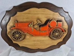 Vintage Classic Antique Car Wall Decor Plaque Man Cave decor 17 X 12 Ceramic - Picture 1 of 14