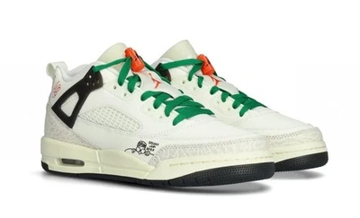 Jordan Niños Niños Spizike Entrenadores Tenis Zapatos Blanco Talla 4 Nuevo Foto 1 de 4