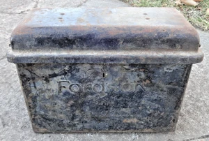 Vintage 1920's Fordson Tractor COIL BOX w/ LID Original - Picture 1 of 17