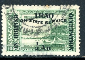China 1918 Irak Mesopotamien British Occup 1/2a/10pa Green Scott #N01 VFU N875 - Bild 1 von 6