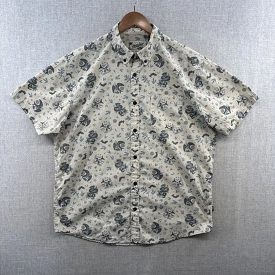 Howler Bros Mansfield Shirt Mens Large Air and Sea Birds Short Sleeve Button Up - Image 1 of 4