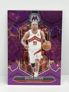2023-24 Panini Mosaic BRUCE BROWN #185 Purple Fast Break Mosaic /50 - Raptors - Picture 1 of 2