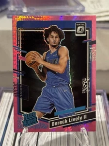 2023-24 Optic Basketball Derek Lively II Pink Hyper 245 - Picture 1 of 2