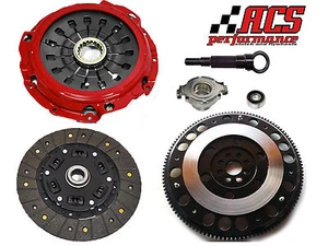 ACS STAGE 2 CLUTCH KIT+FLYWHEEL FOR 91-94 SUBARU LEGACY SPORT 2.2L SOHC - - Picture 1 of 1