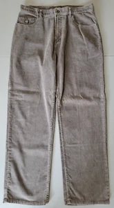 Vintage Chaps Ralph Lauren Gray Corduroy Pants 34x30 Y2K 90s - Picture 1 of 11