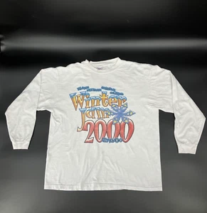 Vintage Y2K WINTER JAM long sleeve parking lot Destiny's Child L - Picture 1 of 10