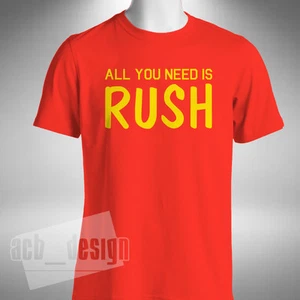 All You Need Is Rush T-Shirt Ian Rush Liverpool Wales Legend - Picture 1 of 4