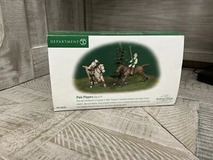 Dept 56 Dickens Village Accessories “Polo Players” Set of 2 - Picture 1 of 6