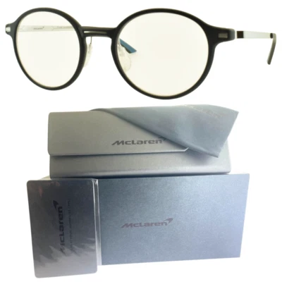 NEW!! MCLAREN MLOP 98013A C03 Blue Round Full Rim Mens Optical Frame - Изображение 1 из 4