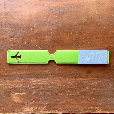 GINZA Itoya Color Chart Traveler's Baggage Tag Morning dew color W1.2xH9.8in