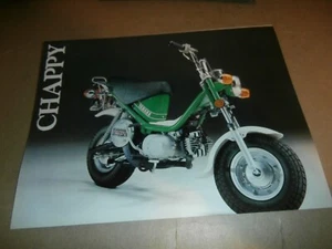 Folleto de ventas de motocicletas Yamaha Chappy 1978 original - Imagen 1 de 3