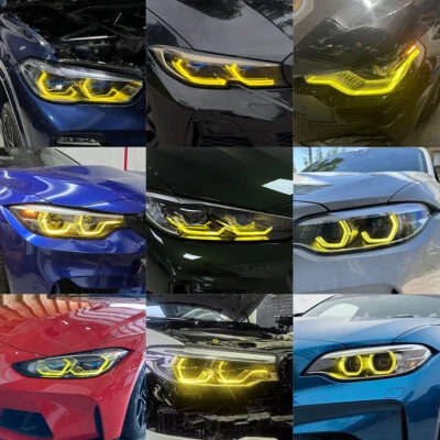 CSL AMARILLO OJO DE ÁNGEL DRL MÓDULO LED PARA BMW SERIE (PLUG AND PLAY) 1 JUEGO Foto 1 de 2