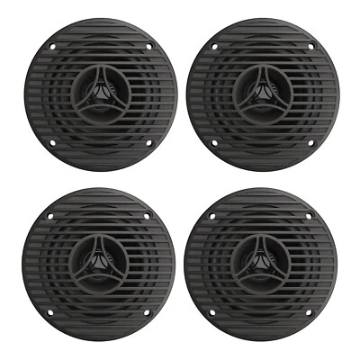 Altavoces Prospec MIL-S3501 3,5" 75 vatios rango completo grafito para todo tipo de clima (cantidad 4) Foto 1 de 3