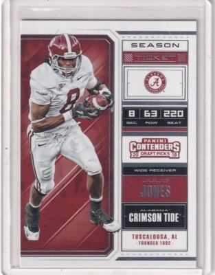 JULIO JONES 2018 Panini Contenders Draft Picks #57 Crimson Tide - Image 1 of 2