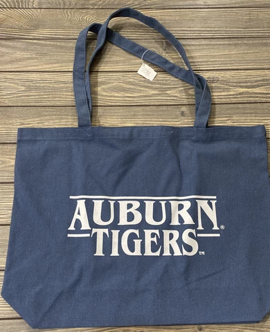 Spirit Products NCAA Auburn Tigers Blue Faded Glory Tote Bag Gift Cover