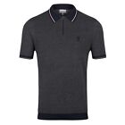 Poloshirt mit Reißverschluss Neu berühmte Marke Herren kurzärmelig Baumwolle Strick Pullover Top