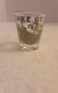 Vtg Lake Of The Ozarks Bagnell Dam shot glass 2 1/4" Tall - Picture 1 of 7