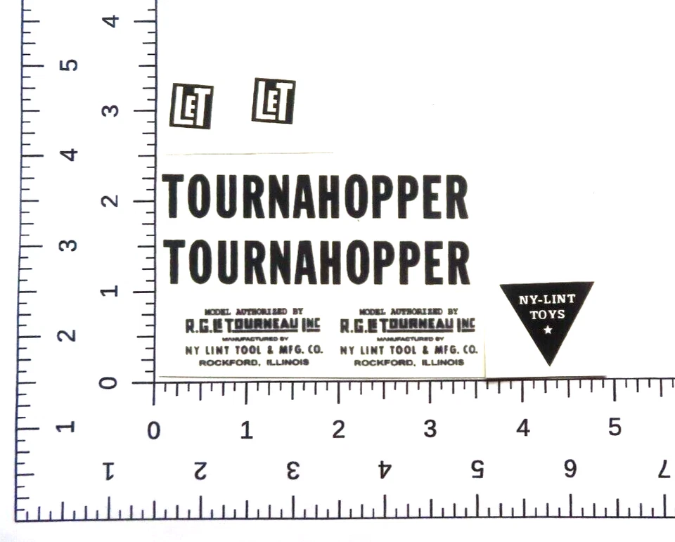 Juego de calcomanías de tobogán acuático para Nylint Tournahopper con SEGUIMIENTO Foto 1 de 1