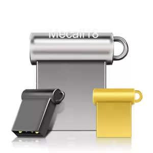 2TB 256GB Metal Mini Micro USB 2.0 Flash Drive Memory Stick Pen U Disk KeyThumb - Picture 1 of 15